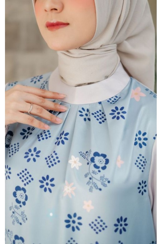 Mazaya Dress Dusty Blue